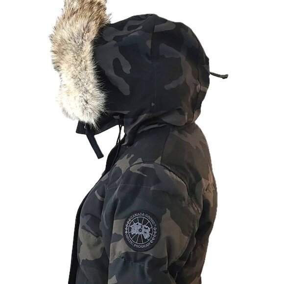 CANADA GOOSE BLACK LABEL SHELBOURNE PARKA COAT CAMO CAMOUFLAGE WOMEN'S SMALL - Picture 6 of 16